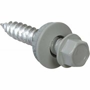 TINKERTOOLS 1 lbs No. 9 Sizes x 1 in. Pro-Twist Hex Round Washer Head Sheet Metal Screws, Gray TI2739270